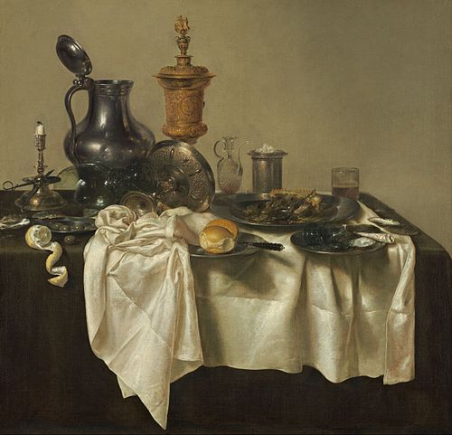 Banquet Piece with Mince Pie, 1635, Willem Claesz. Heda
