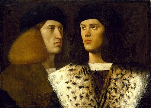 Portrait of Two Young Men, 1513, Vittore Belliniano