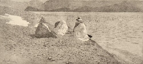Paesaggio, 1893, Vittore Grubicy de Dragon