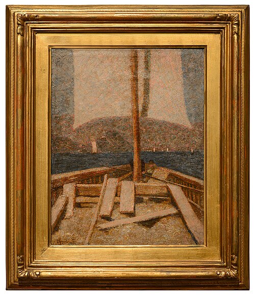 Sailing in Lierna, 1887, Vittore Grubicy de Dragon
