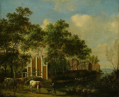Het landhuis van burgemeester Nicolaas Pancras, 1650, Willem Schellinks