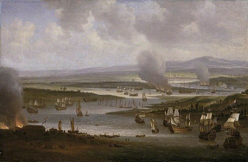 Dutch Ships in the Medway, June 1667, 1672, Willem Schellinks