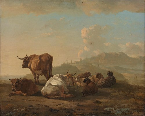 Resting herd, 1650, Willem Romeyn