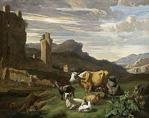 Paysage italianisant, 1675, Willem Romeyn