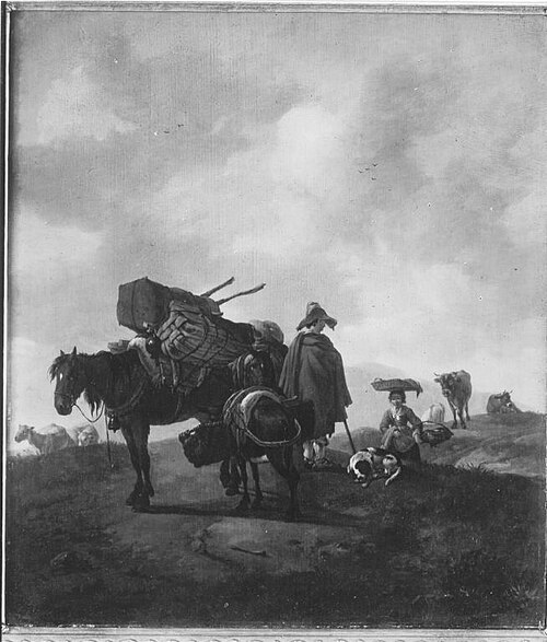 Beladene Pferde, 1654, Willem Romeyn