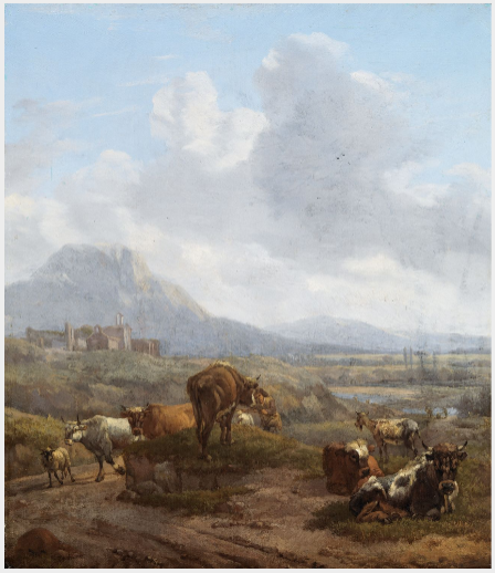 Landscape with Cattle, , Willem Romeyn