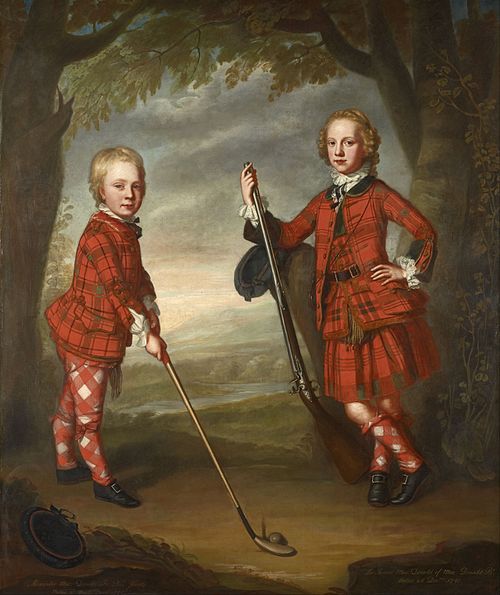 Sir James Macdonald 1741 - 1766 and Sir Alexander Macdonald 1744/1745 - 1795, 1740, William Mosman