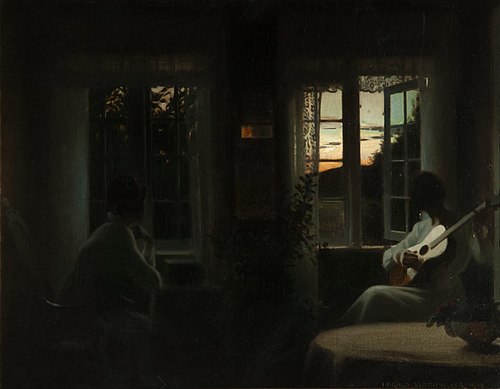 Crépuscule, 1918, Harald Slott-Møller