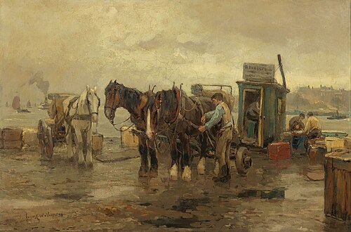 painting, 1907, August Willem van Voorden