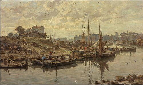 View of Rotterdam, 1904, August Willem van Voorden