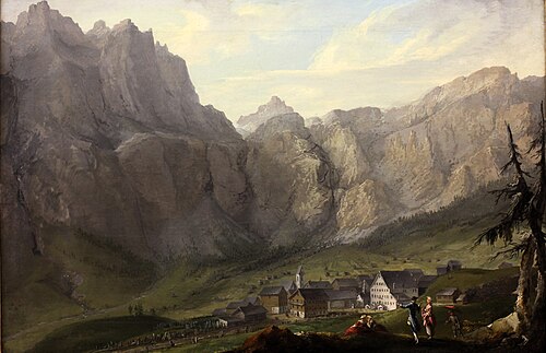 Leuekerbad, 1774, Caspar Wolf