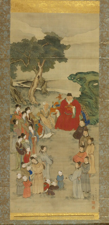 Chinese patriarch, , Maruyama Ōkyo