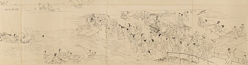 Amusements in Kyoto in the Four Seasons, 1783, Maruyama Ōkyo