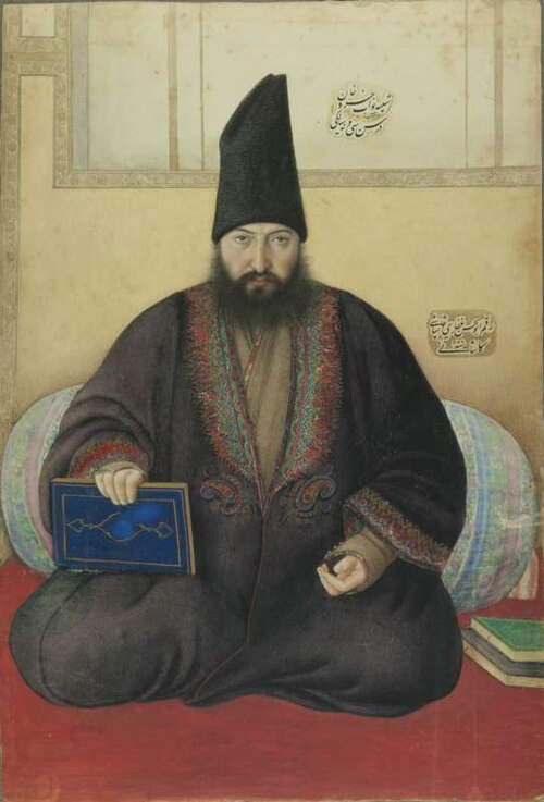 Portrait of Nawab (Vice-Regent) Khusraw Khan, 1852, Sani ol molk