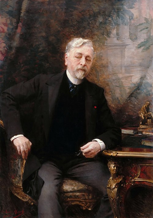 Porträt des Gustave Eiffel, , Aimé Morot