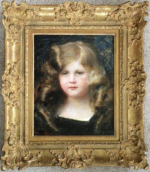 Portrait of a girl, 1909, Aimé Morot