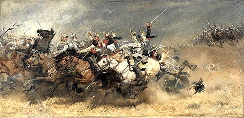 Rezonville, 16 août 1870, la charge des cuirassiers, 1886, Aimé Morot