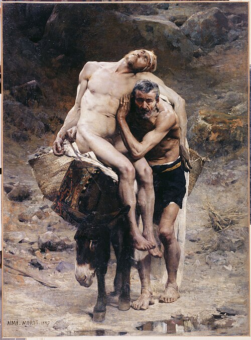 The Good Samaritan, 1880, Aimé Morot