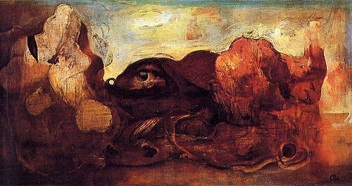 Landscape with eye, 1938, Aimitsu
