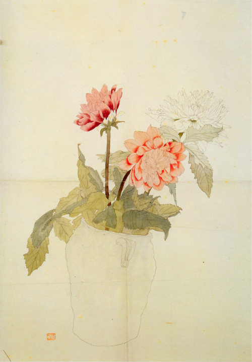 Flowers in Pot, 1941, Aimitsu