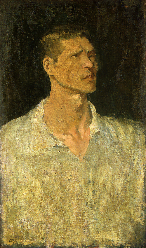Self-Portrait dressed in a White Shirt, 1944, Aimitsu