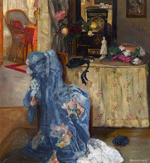Interieur, 1908, Otto Bruenauer