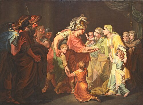 Svyatoslav's return from the Danube to his family in Kiev, 1773, Ivan Akimovitch Akimov