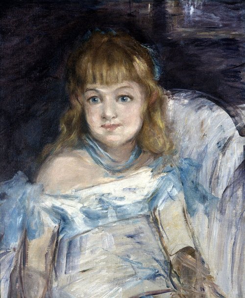 Little Girl in an Armchair, 1878, Édouard Manet