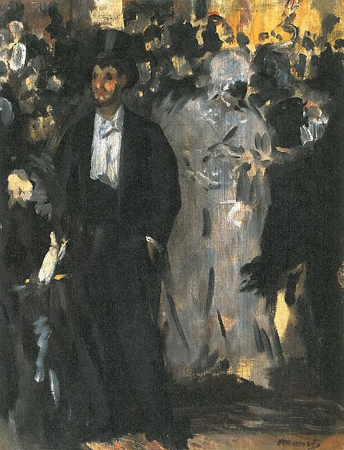 Bal masqué à l’opéra, 1873, Édouard Manet