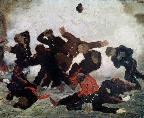 L'explosion, 1871, Édouard Manet
