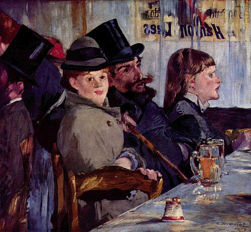 Au café, 1878, Édouard Manet