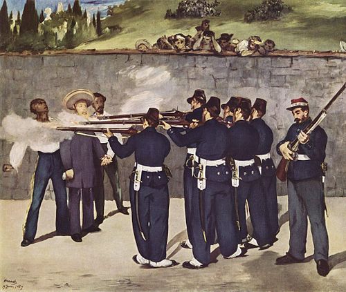 L'Exécution de Maximilien, 1987, Édouard Manet