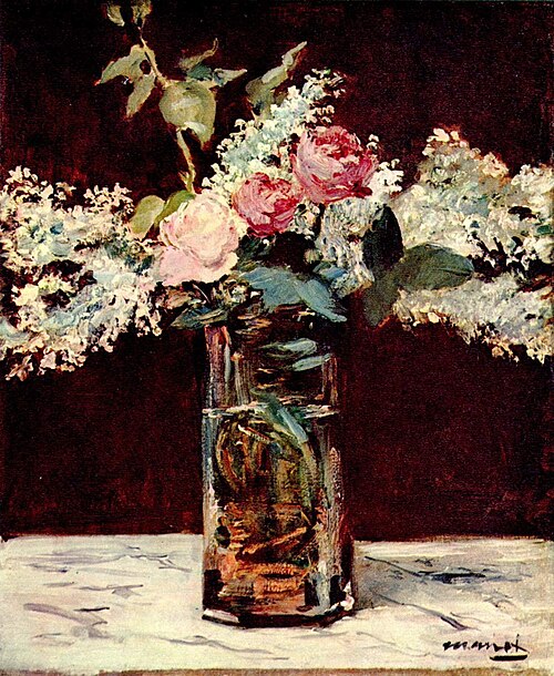 Lila et Roses, 1883, Édouard Manet