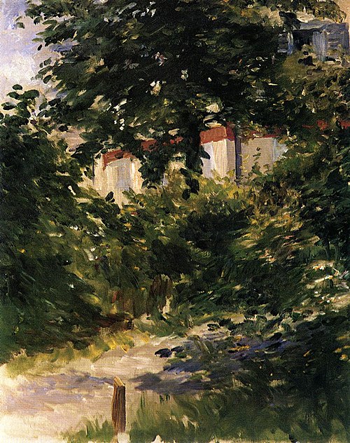 Chemin de jardin à Rueil, 1882, Édouard Manet