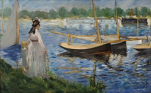 Bords de Seine à Argenteuil, 1874, Édouard Manet