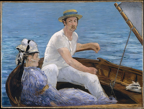 En bateau, 1874, Édouard Manet