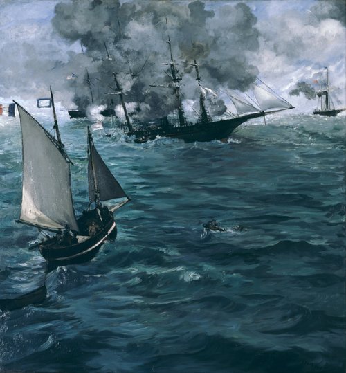 Le Combat du Kearsarge et de l'Alabama, 1865, Édouard Manet