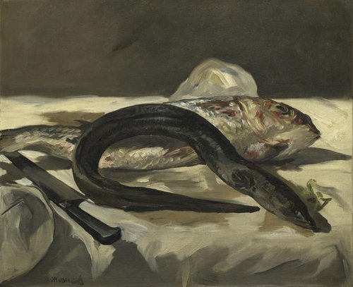 Anguille et Rouget, 1864, Édouard Manet