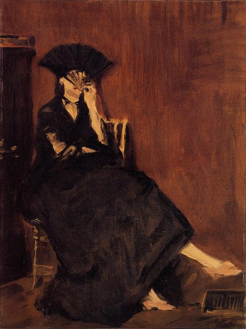 Berthe Morisot à l'éventail, 1872, Édouard Manet
