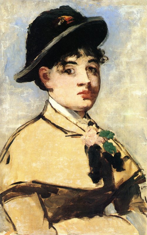 Jeune femme à la pèlerine, 1881, Édouard Manet