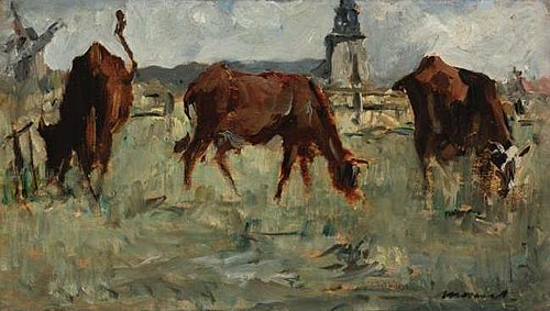 Vaches au pâturage, 1873, Édouard Manet