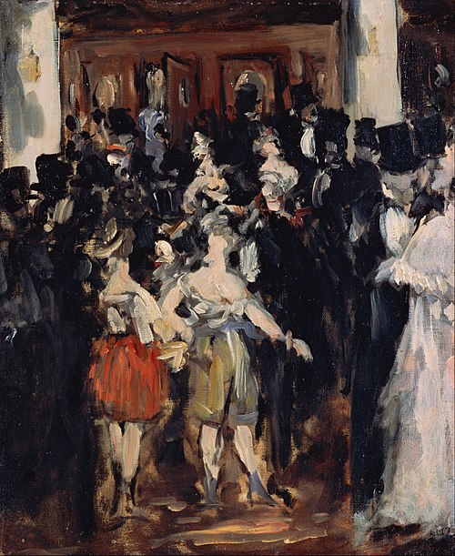 Bal masqué à l'Opéra, 1873, Édouard Manet