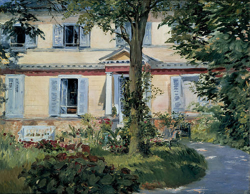 Maison à Rueil, 1882, Édouard Manet