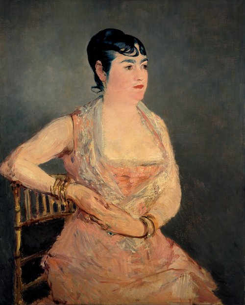 La Dame en rose, 1880, Édouard Manet