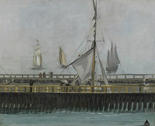 La Jetée de Boulogne-sur-Mer, 1868, Édouard Manet
