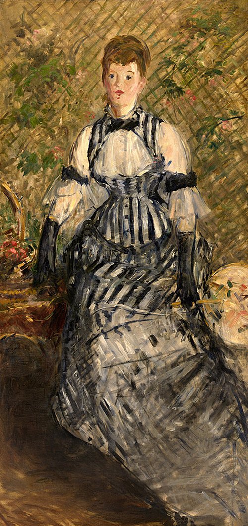 Femme en robe de soirée, 1850, Édouard Manet