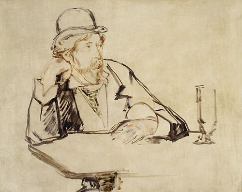 George Moore ou café, 1878, Édouard Manet