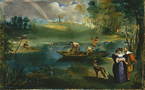 La pêche, 1862, Édouard Manet