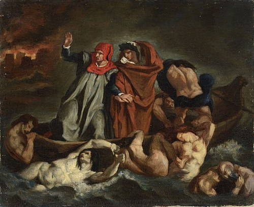 La Barque de Dante, 1854, Édouard Manet