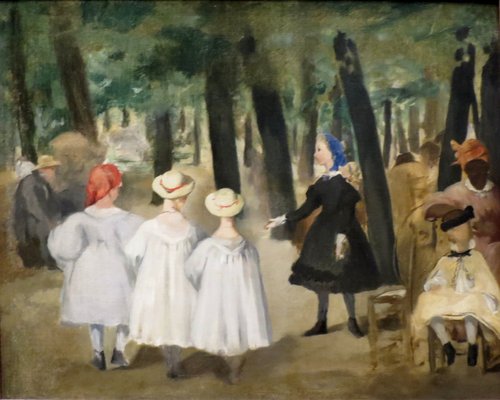 Enfants aux Tuileries, 1861, Édouard Manet